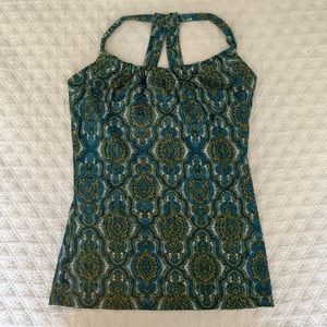 Prana Quinn activewear tank top w/ built in bra for women size XS